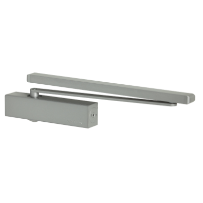 Adjustable Door Closer Grey Cisa 60450.03.97 Door Closer - Multi-Force Adjustable Speed Door Closer, Grey Auto Door Closer