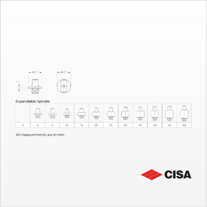 CISA - Floor Hinge F5004.90 HO EN 4