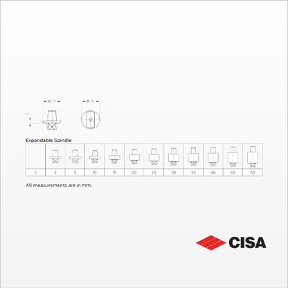 CISA - Floor Hinge F5500.90 HO EN 1-4