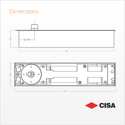 CISA - Floor Hinge F8500