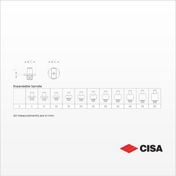 CISA - Floor Hinge F8500