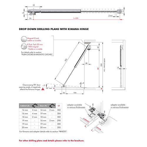 ITALIANA - Kraby Drop Down (isi 2pcs)