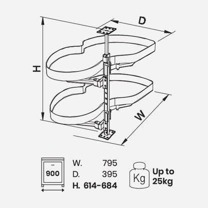 IDF - Compacta Corner Basket