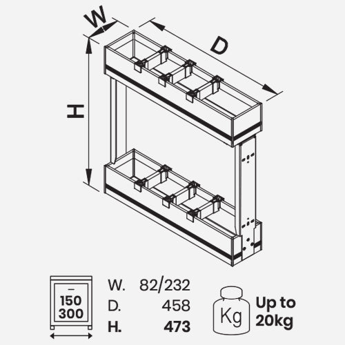 IDF - Compacta Bottle Rack – indofitting