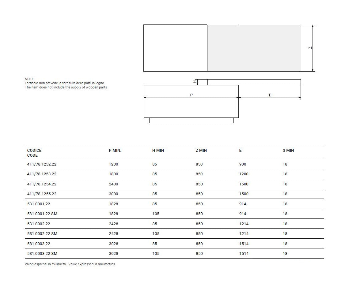 ATIM - Breakfast Top Sliding table top for the kitchen