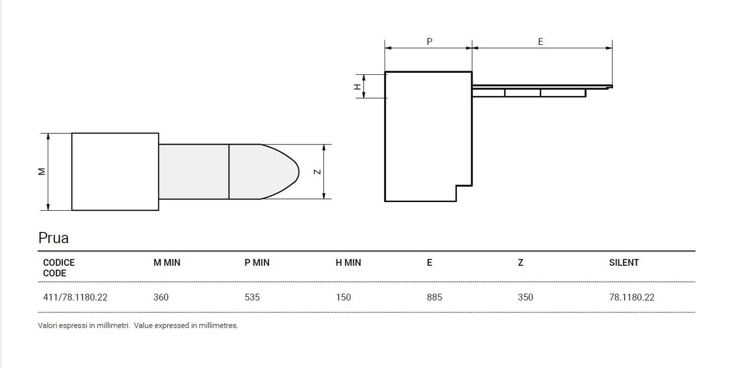 ATIM - Prua Pull-out ironing board