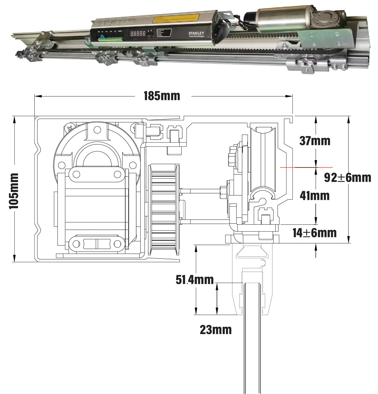 STANLEY - Stanley Automatic Sliding Door EI125K