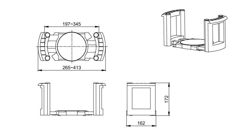 IDF - Organice Retractable Plate Rack Adjustable custom image