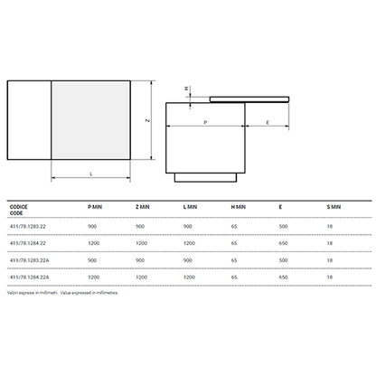 ATIM - Snack Top Sliding table top