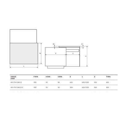 ATIM - Flap Sliding snack counter