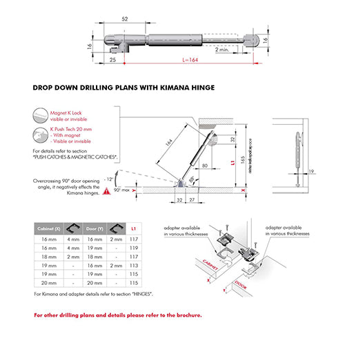 ITALIANA - Kraby Drop Down (isi 2pcs)