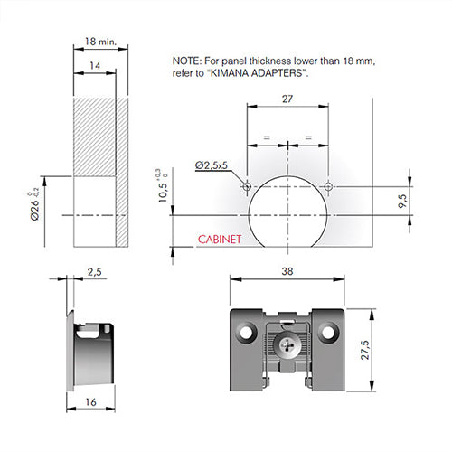 ITALIANA - Kimana (Isi 2pcs)