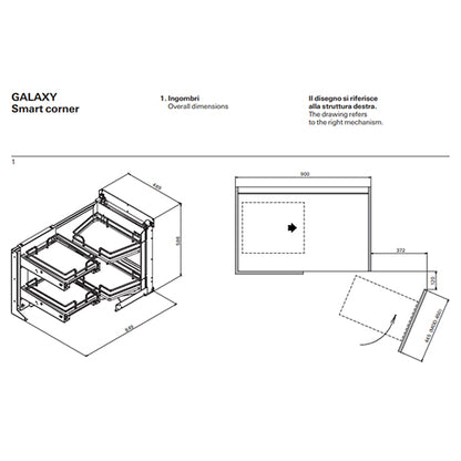 VIBO - Pull Out Smart Corner Galaxy