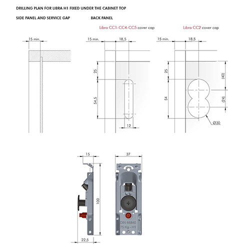 ITALIANA - Libra H1 (isi 2 pcs)