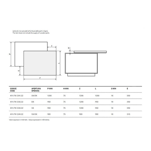 ATIM - Slide Quadrato Sliding snack corner with diagonal opening