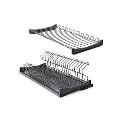 IDF - Compacta Steel Dish Rack Iron Grey - Kitchen Cabinet Organizer 600/900mm